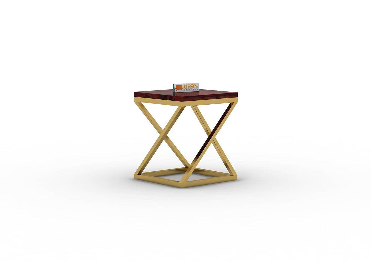 Sreha Wooden Top Stool - Urbnfurnish