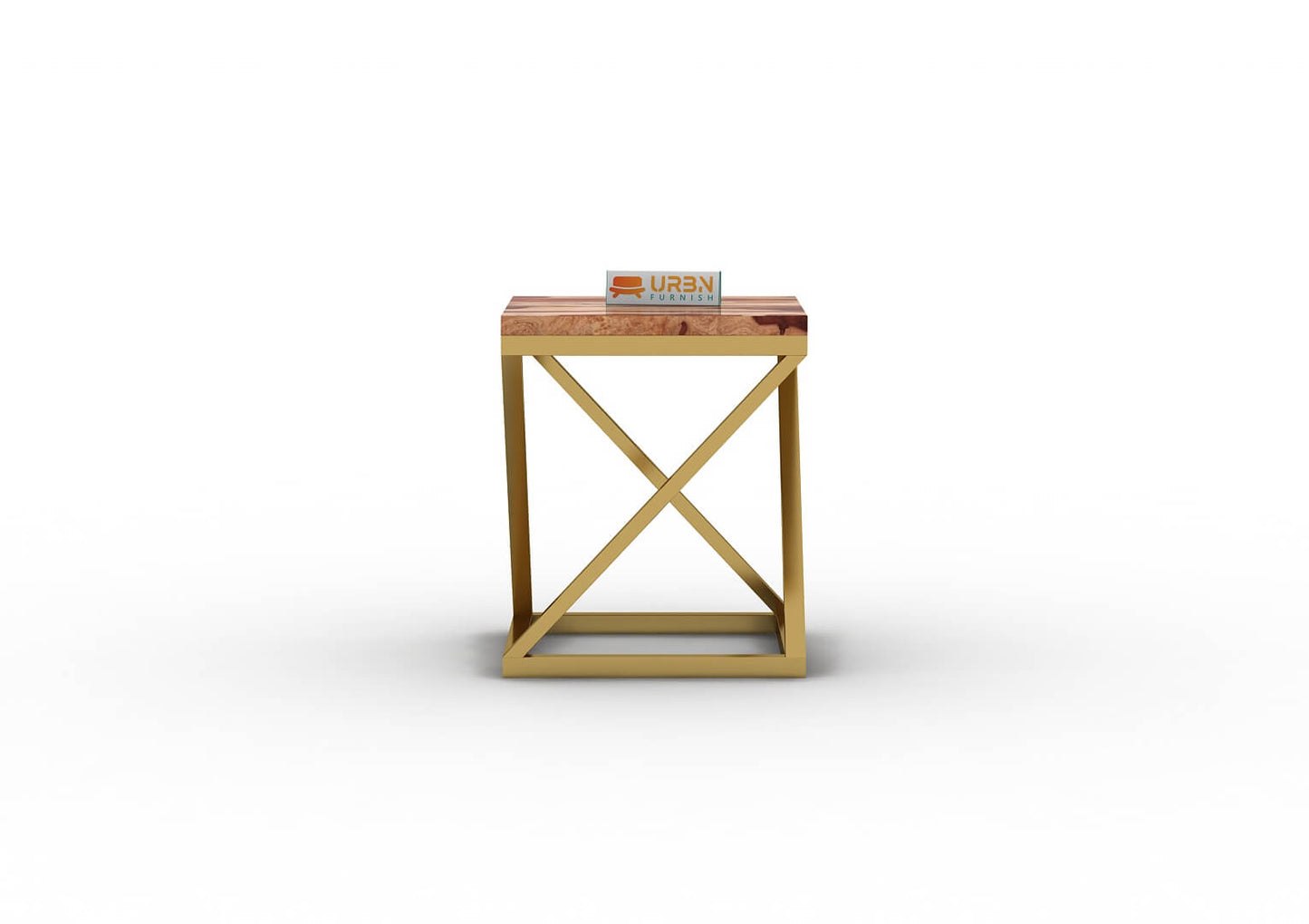 Sreha Wooden Top Stool - Urbnfurnish