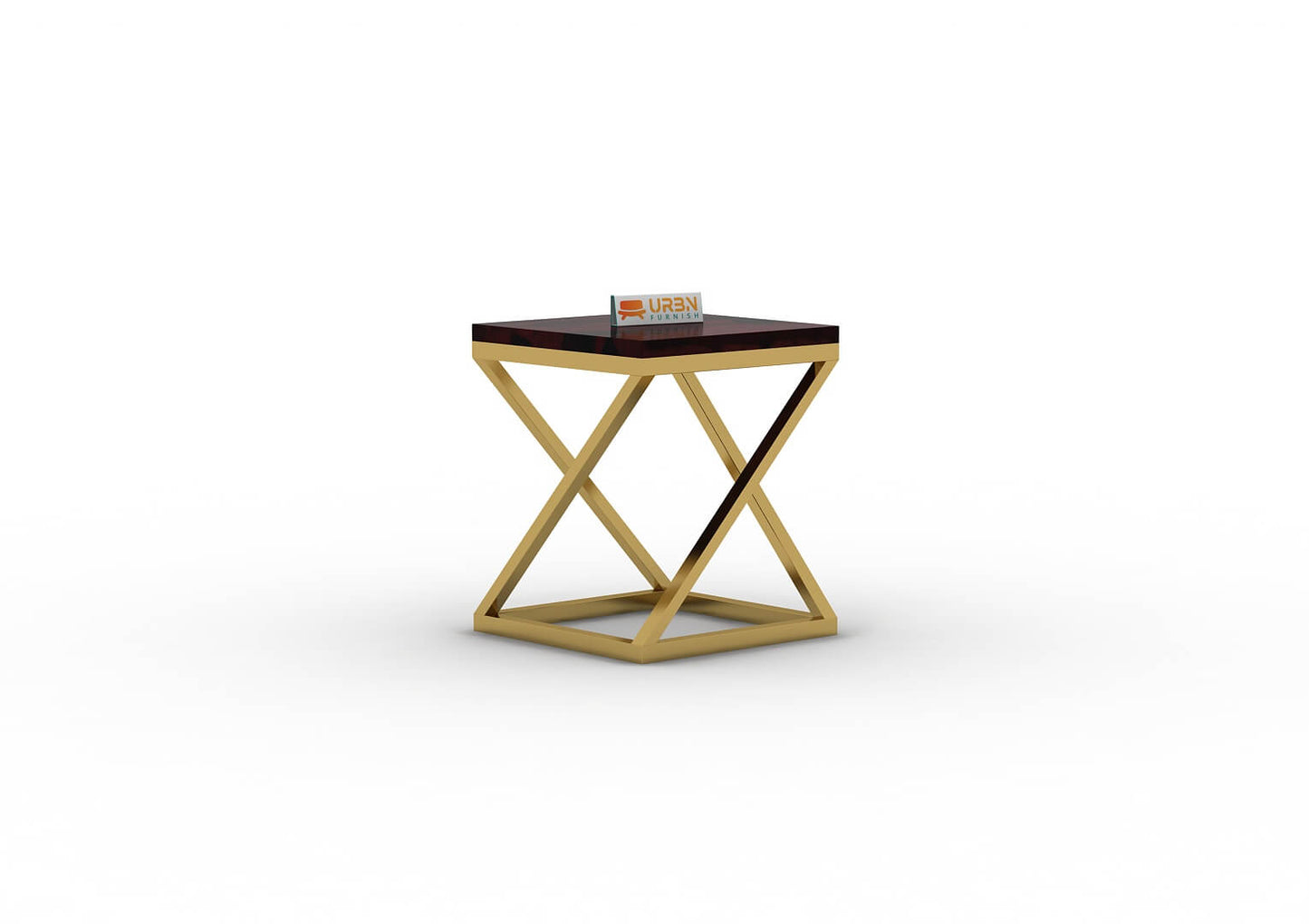 Sreha Wooden Top Stool - Urbnfurnish