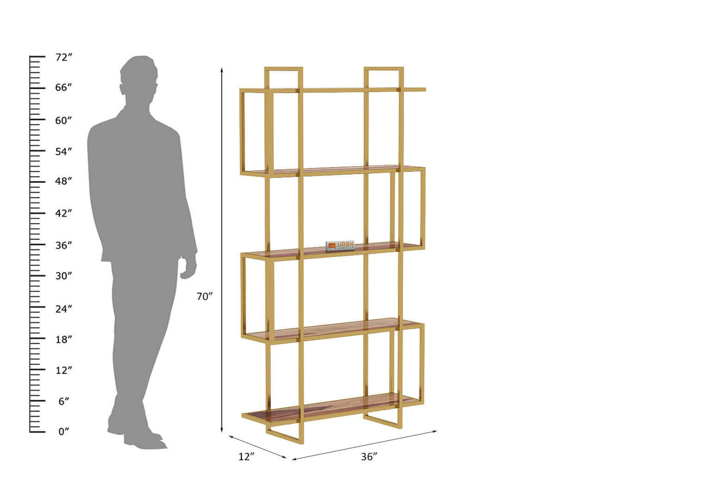 Stalwart Display Unit - Urbnfurnish