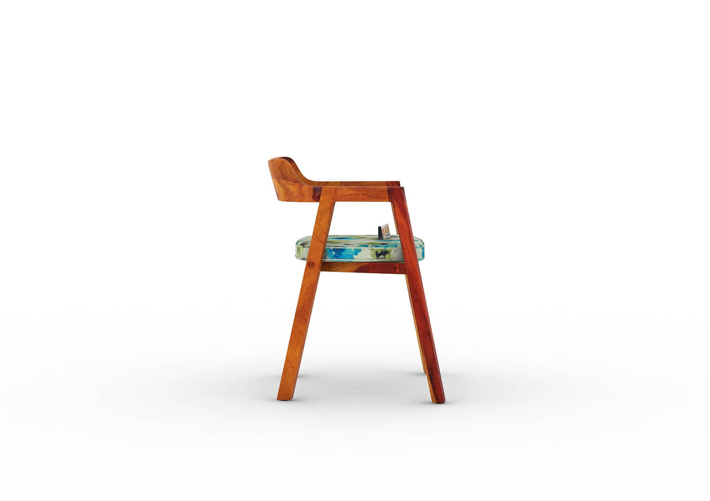 Stylenush Arm Chair With Cushion Seat (Printed Fabric) - Urbnfurnish