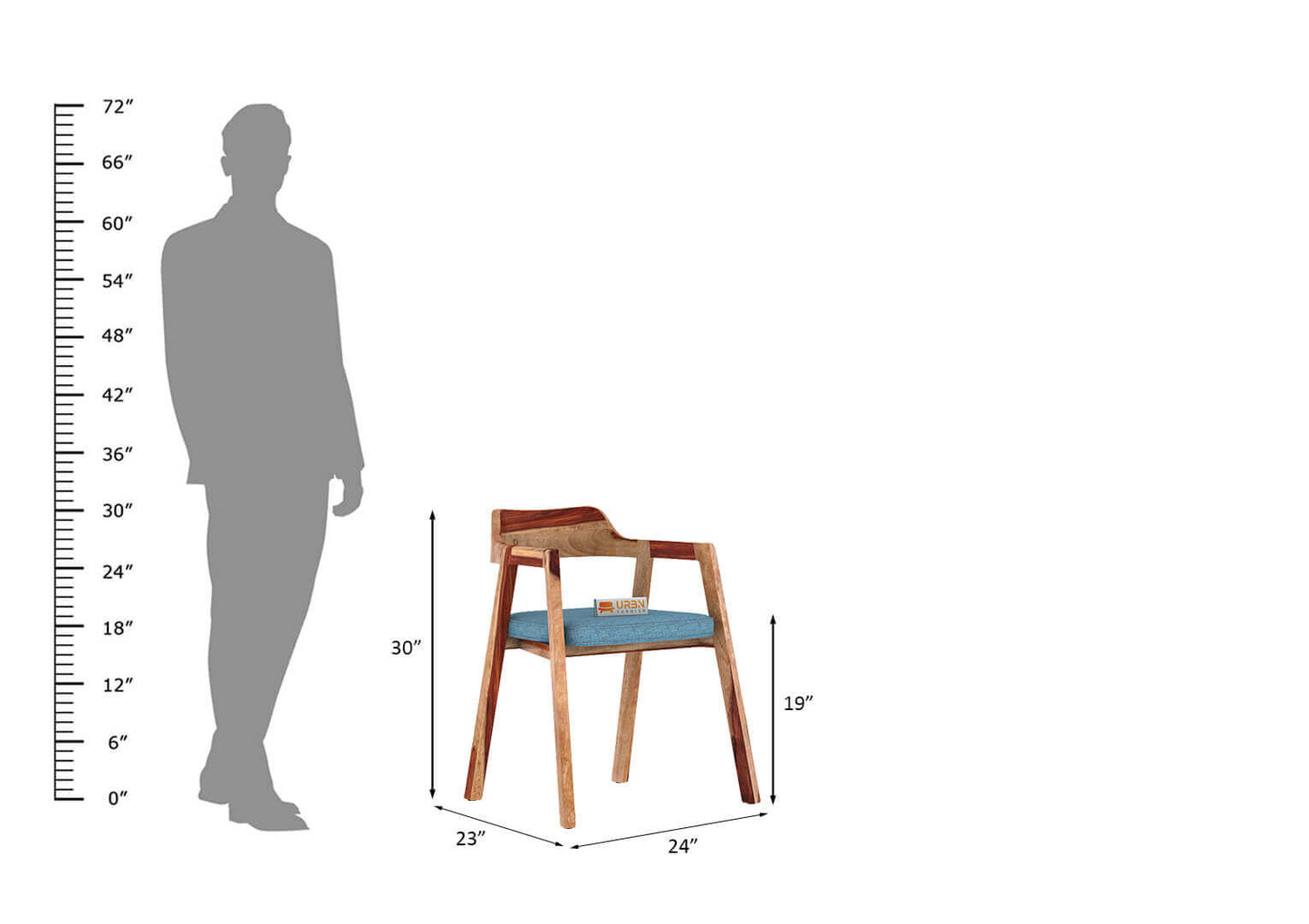 Stylenush Arm Chair With Cushion Seat - Urbnfurnish