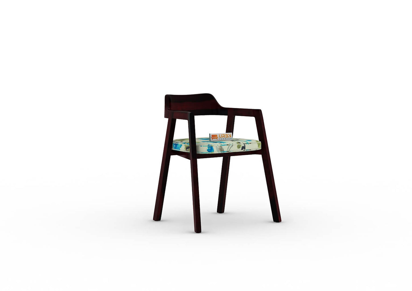 Stylenush Arm Chair With Cushion Seat (Printed Fabric) - Urbnfurnish