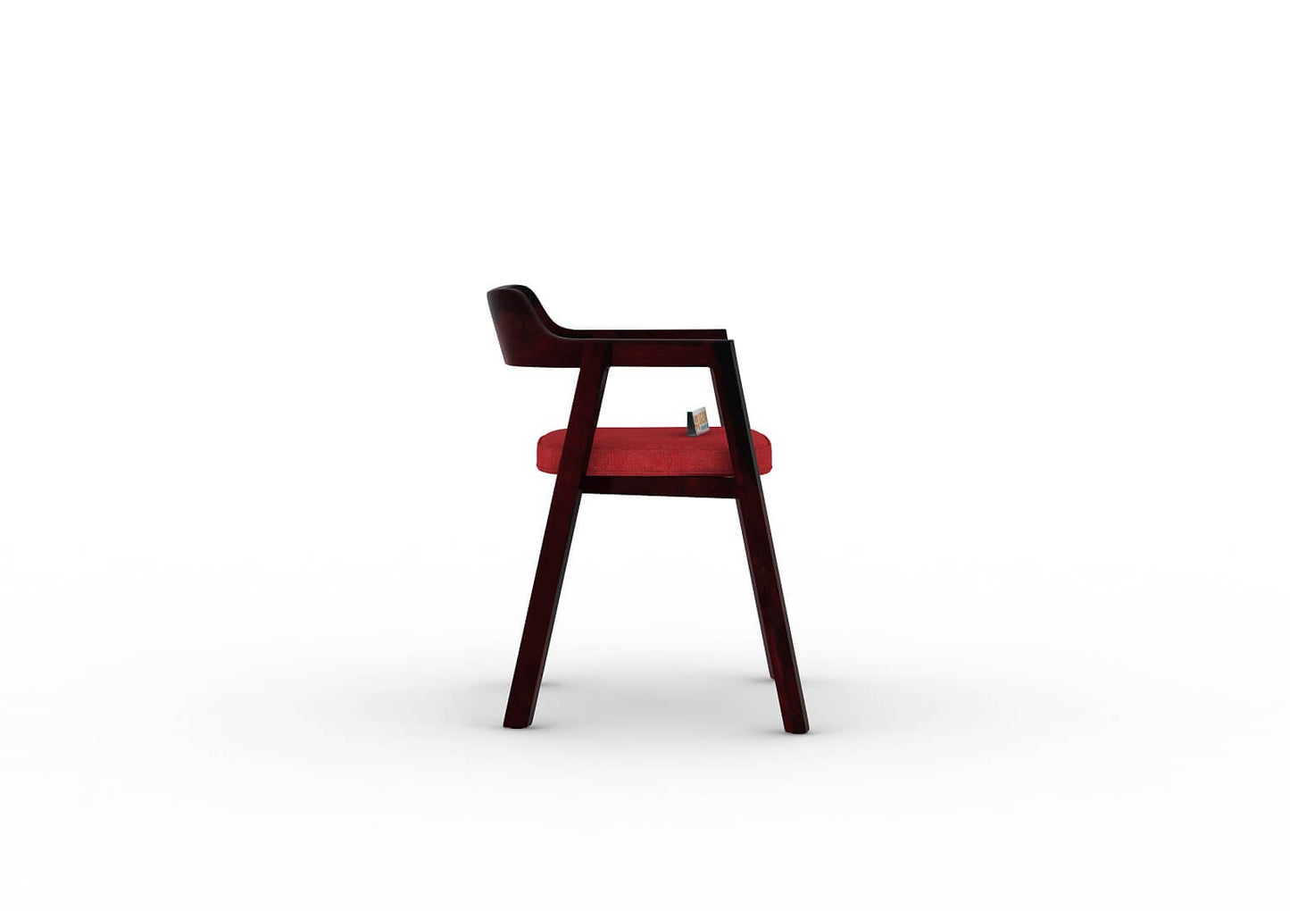 Stylenush-Arm-Chair-With-Cushion-Seat-Walnut-Red_4