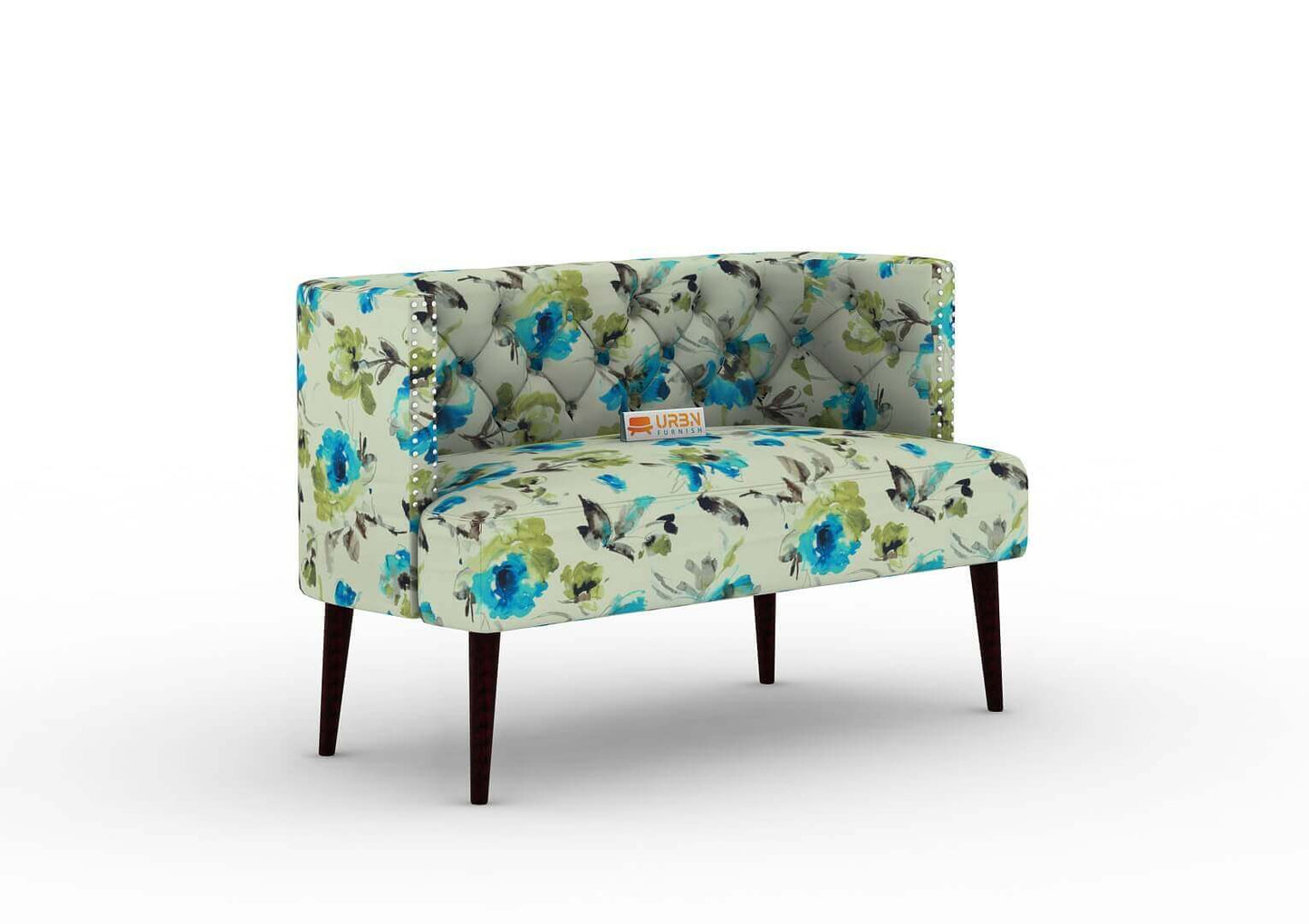 Turtledove Love Seat (Printed Fabric) - Urbnfurnish