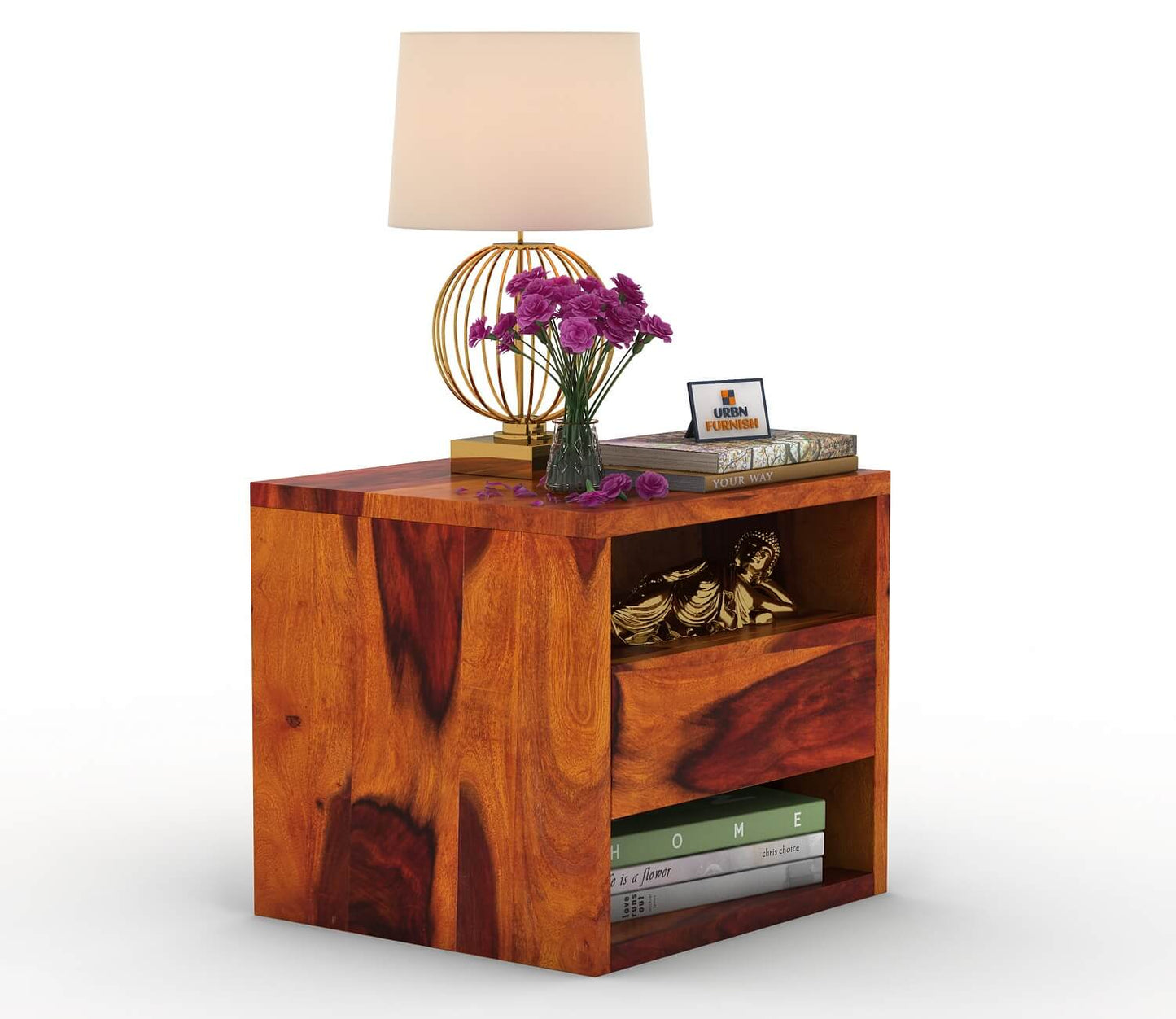 Orate Modern Bedside Table - Stylish Nightstand for Bedroom Storage - Urbnfurnish