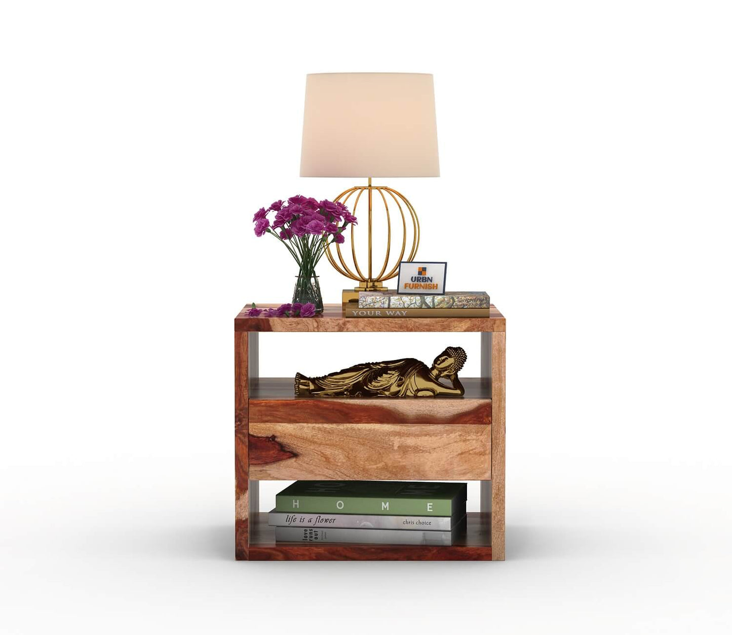 Orate Modern Bedside Table - Stylish Nightstand for Bedroom Storage - Urbnfurnish