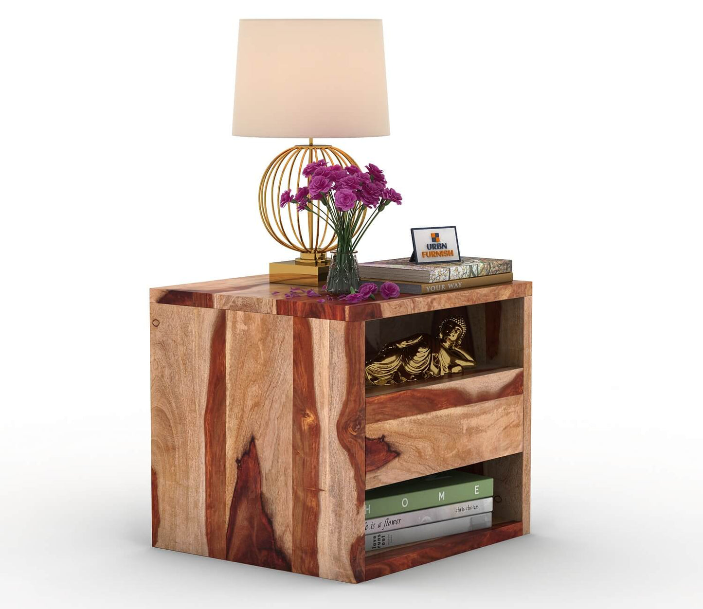 Orate Modern Bedside Table - Stylish Nightstand for Bedroom Storage - Urbnfurnish