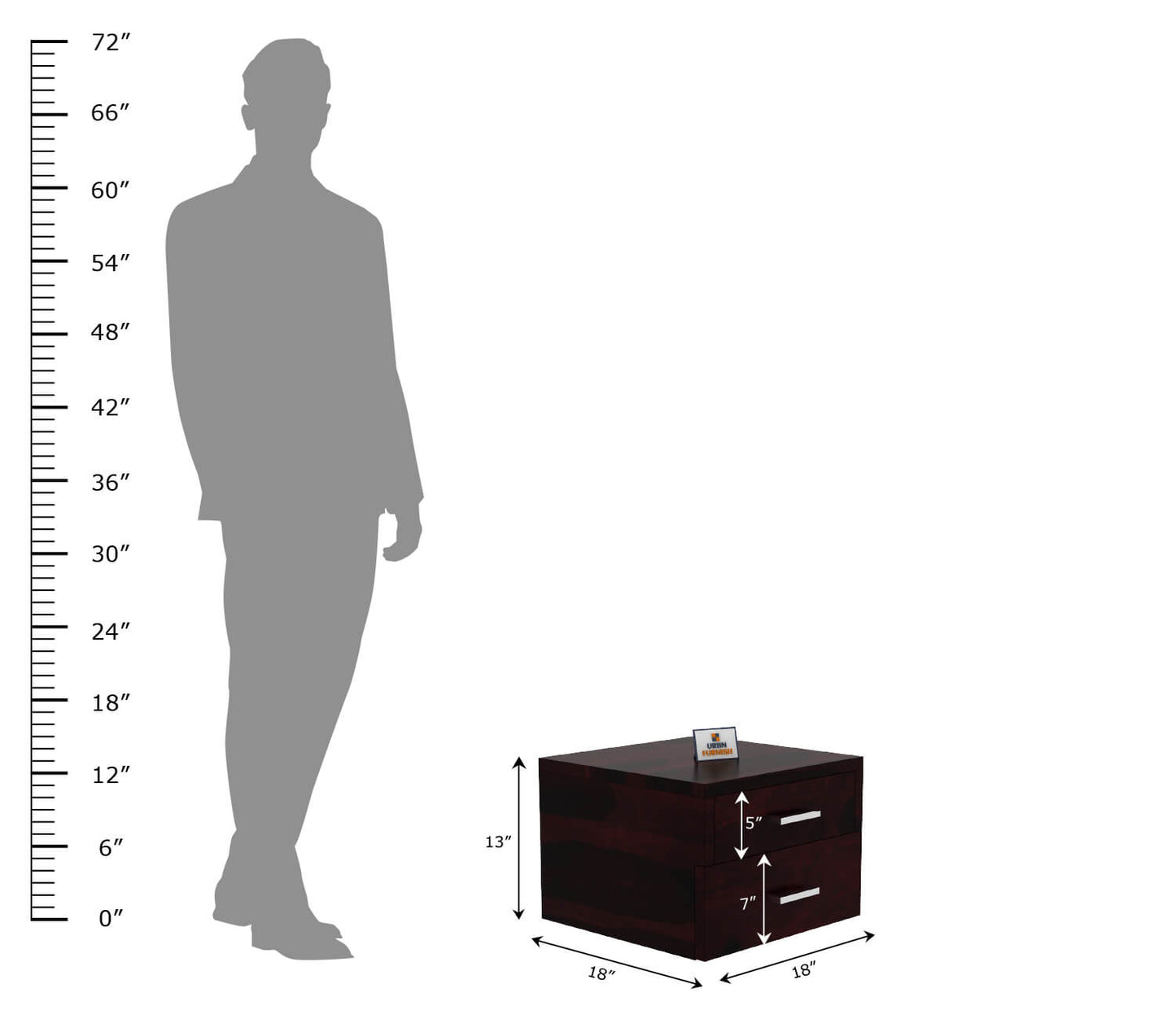 SEO Optimized Title: Modern Dadivoso Bedside Table for Bedroom Decor with Storage Solutions - Urbnfurnish