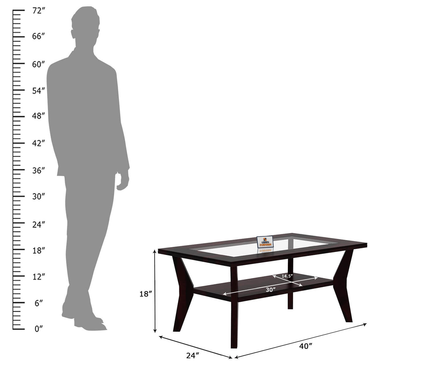 Boomrang Coffee Table - Urbnfurnish
