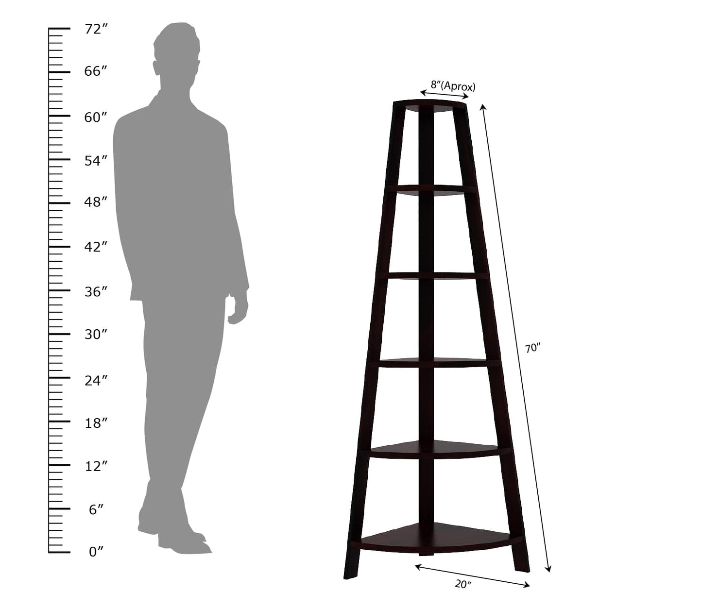 Meraki Bookshelve - Urbnfurnish