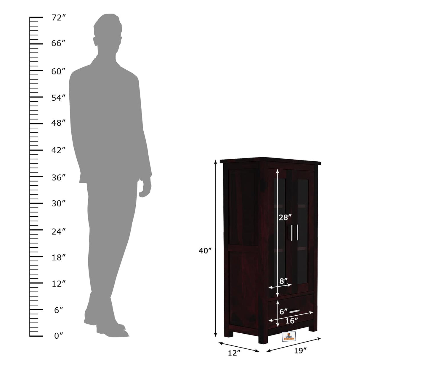 Ore Bookcase - Urbnfurnish