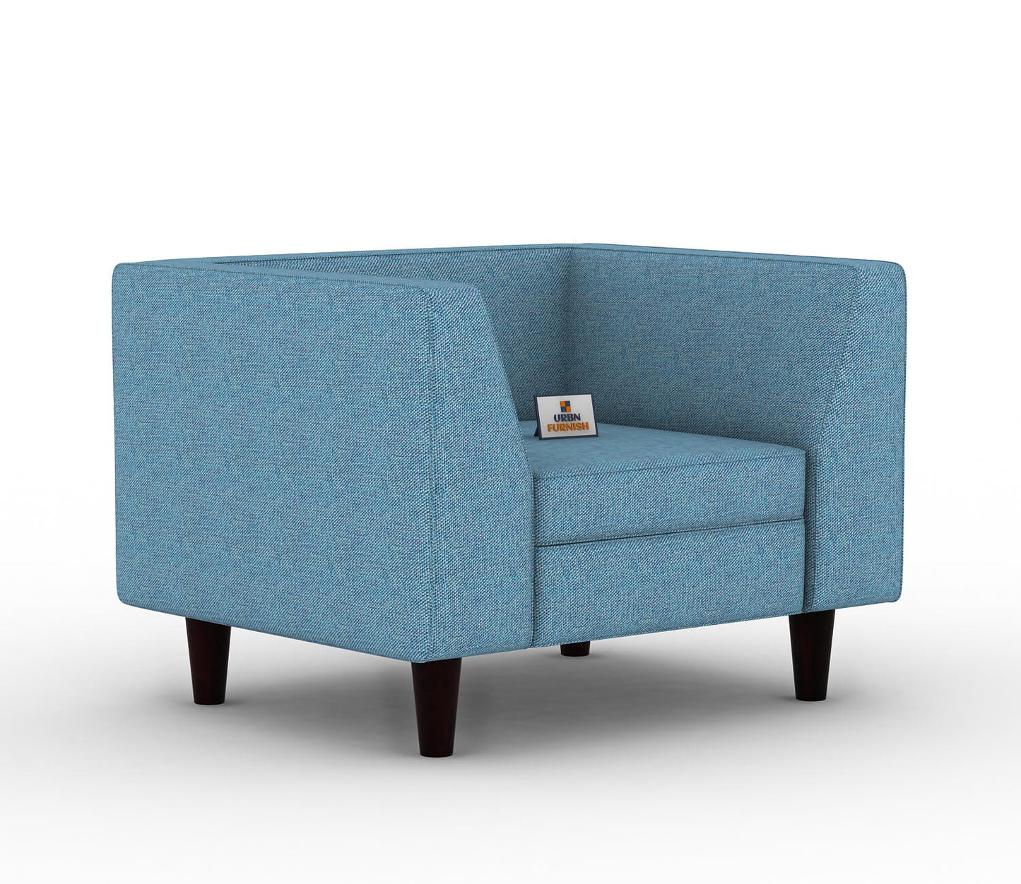 Forelsket Fabric 1 Seater Sofa - Urbnfurnish