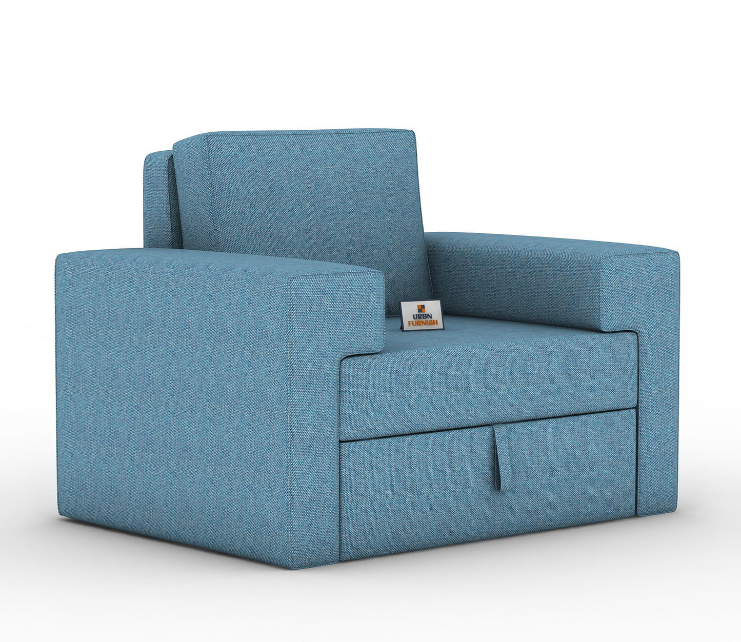 Mangata Fabric 1 Seater Sofa - Urbnfurnish