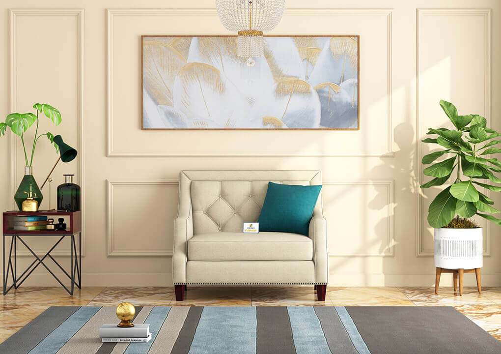 Merella Fabric 1 Seater Sofa - Urbnfurnish