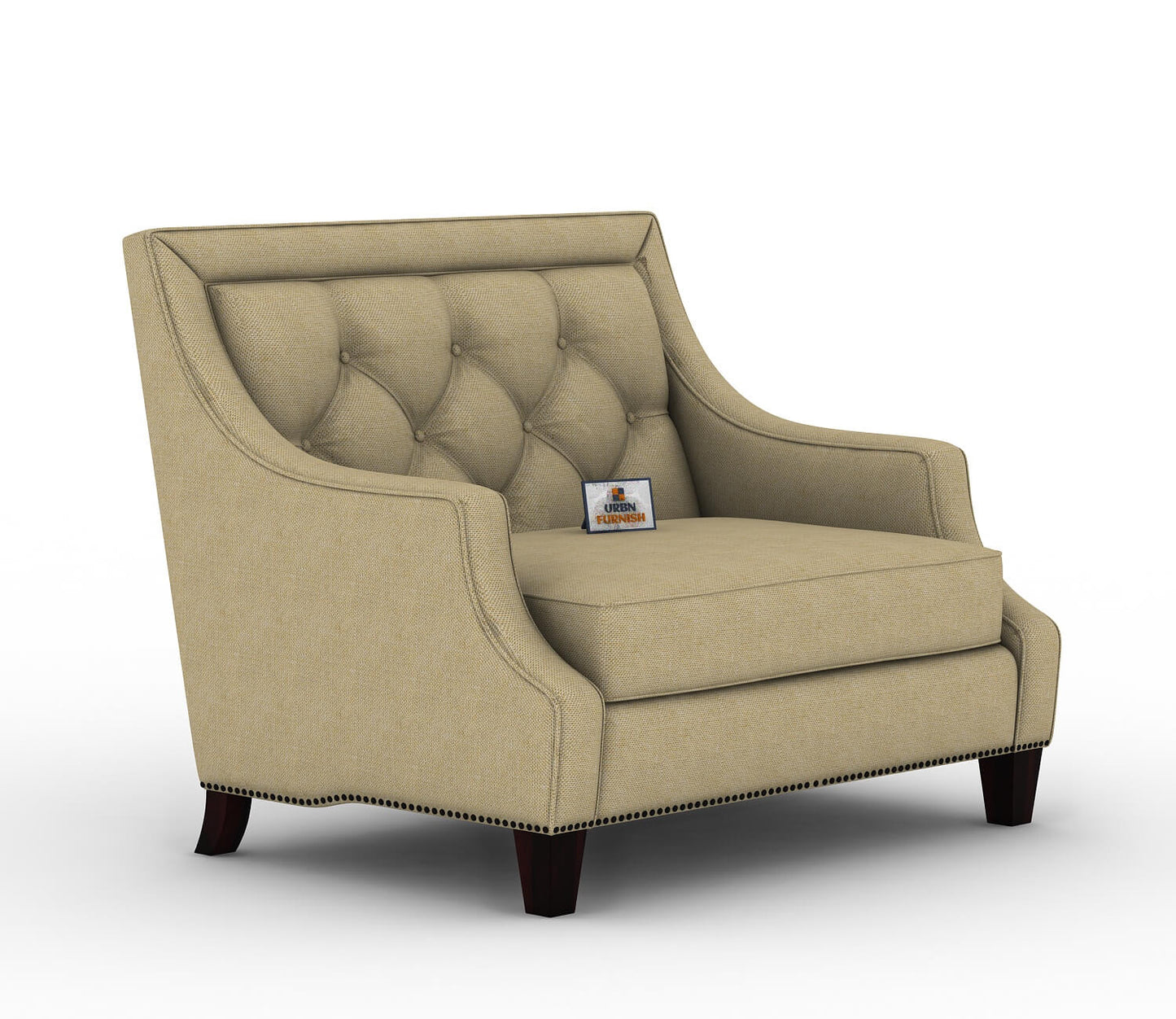 Merella Fabric 1 Seater Sofa - Urbnfurnish