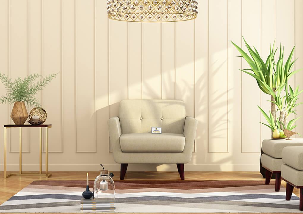 Tivoli Fabric 1 Seater Sofa - Urbnfurnish