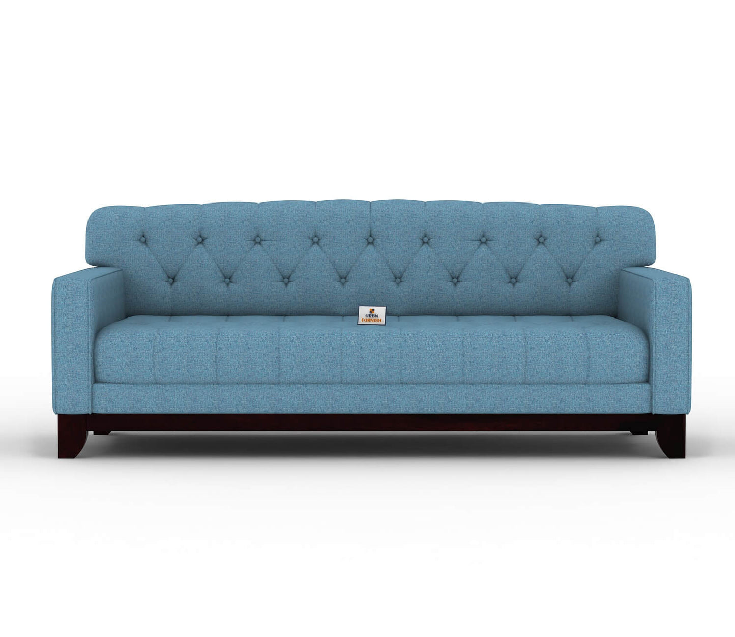 Bells Fabric 3 Seater Sofa - Urbnfurnish