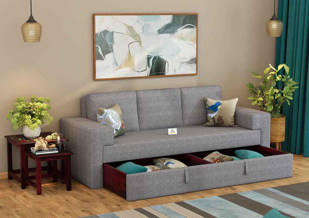Mangata Fabric 3 Seater Sofa - Urbnfurnish