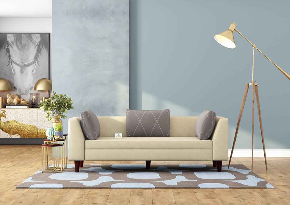 Forelsket Fabric 3 Seater Sofa - Urbnfurnish