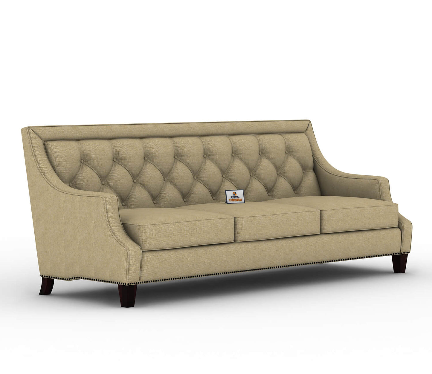 Merella Fabric 3 Seater Sofa - Urbnfurnish