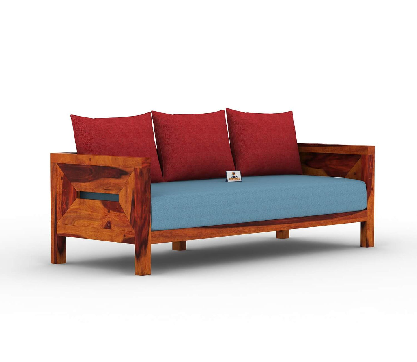 Stamford Wooden 3+1+1 Sofa Set - Urbnfurnish