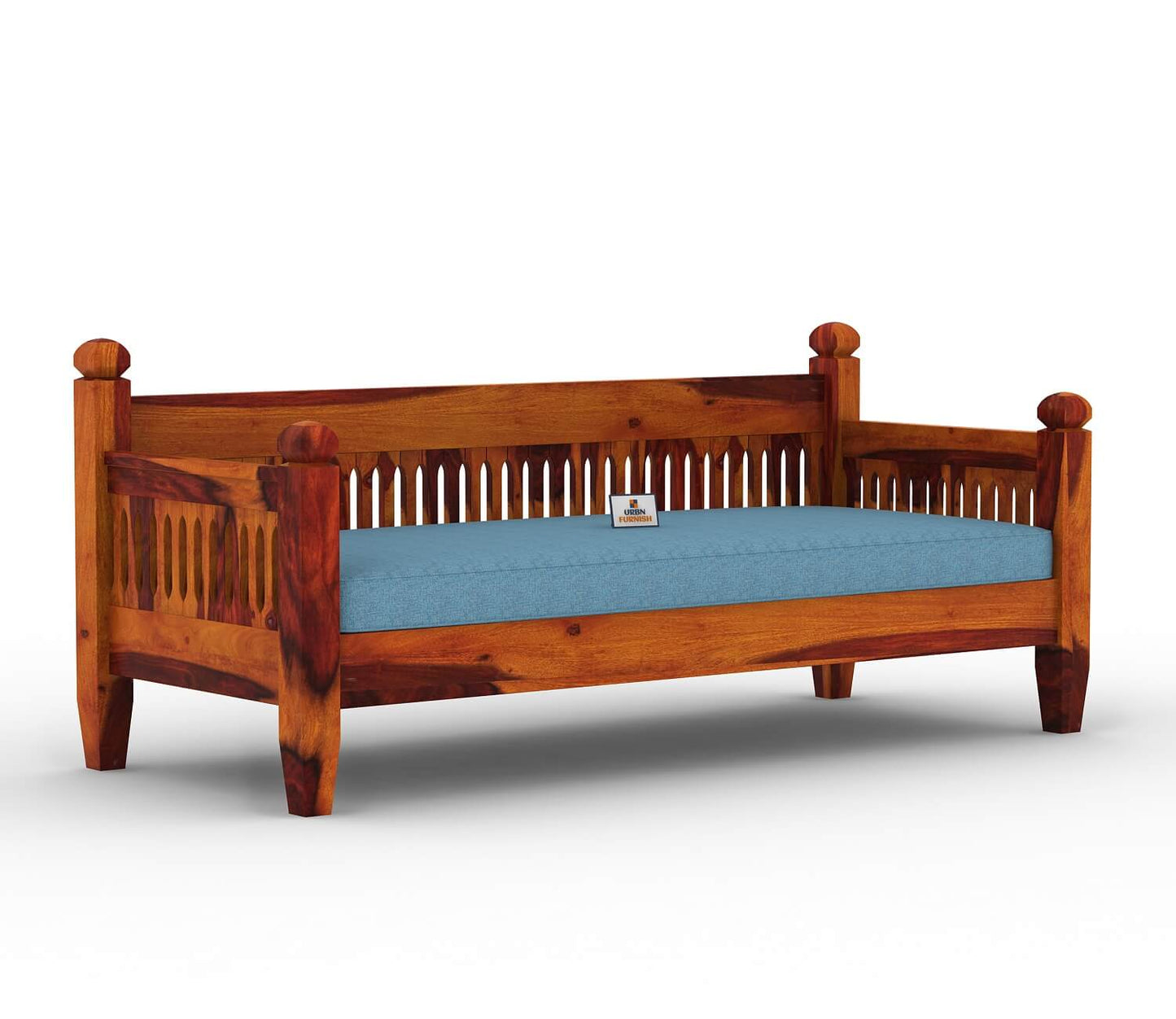 Ruby Wooden 3+1+1 Sofa Set - Urbnfurnish