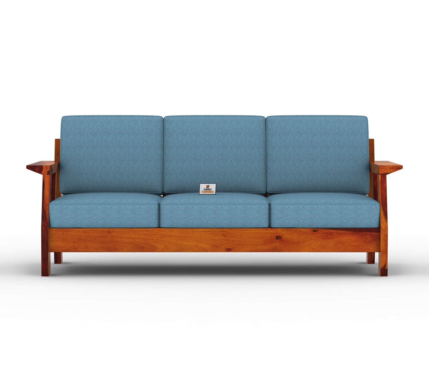 Edkin Wooden 3+1+1 Sofa Set - Urbnfurnish