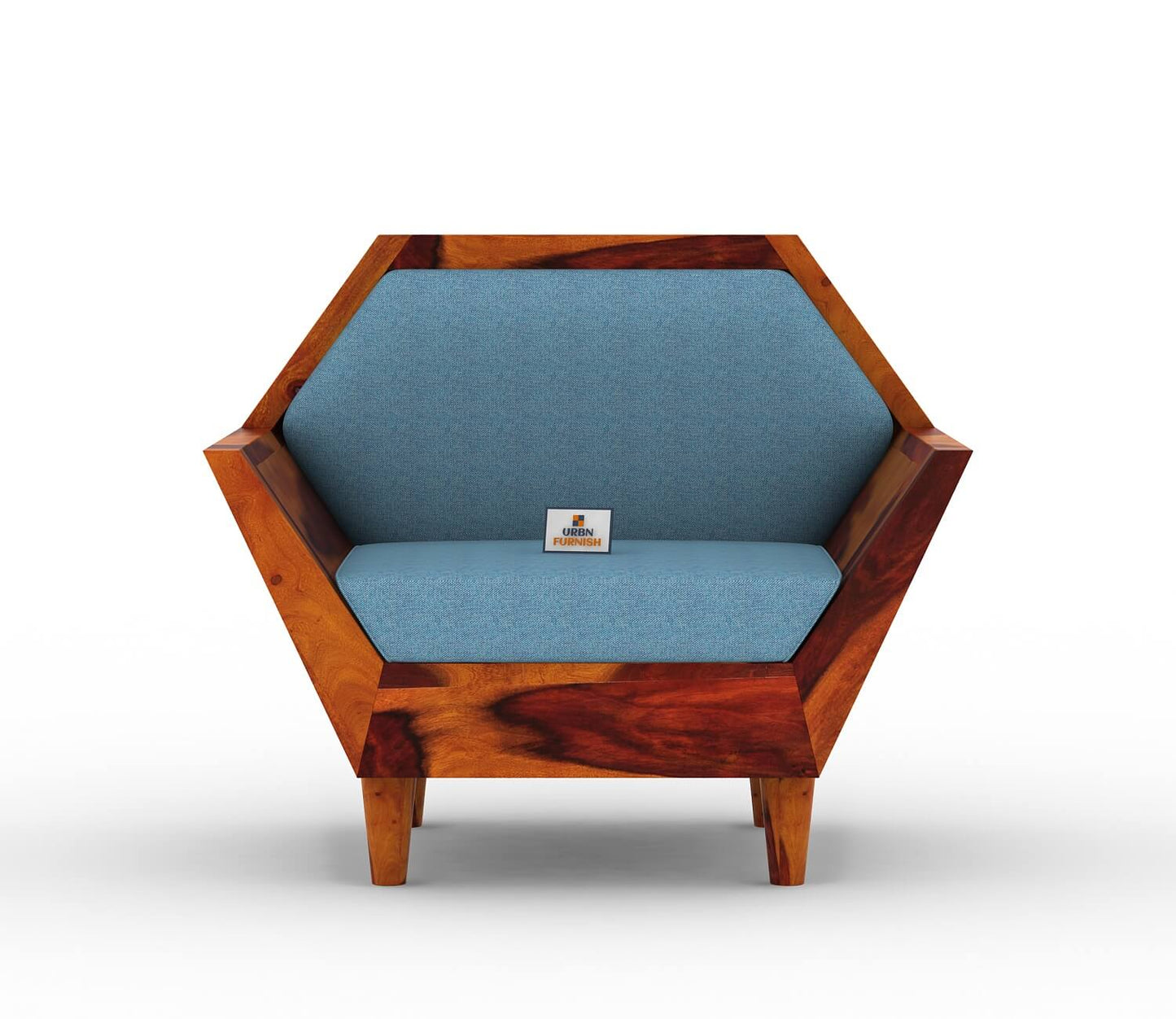 Jones Wooden 3+1+1 Sofa Set - Urbnfurnish