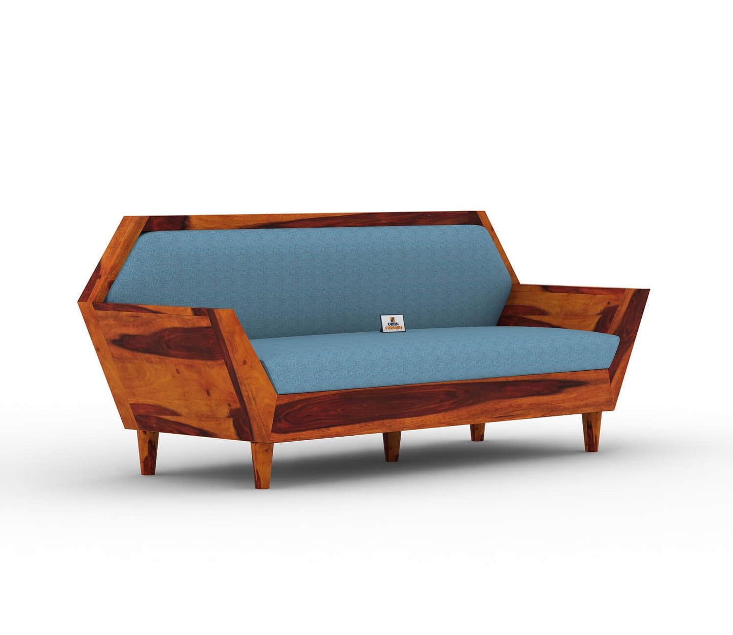 Jones Wooden 3+1+1 Sofa Set - Urbnfurnish