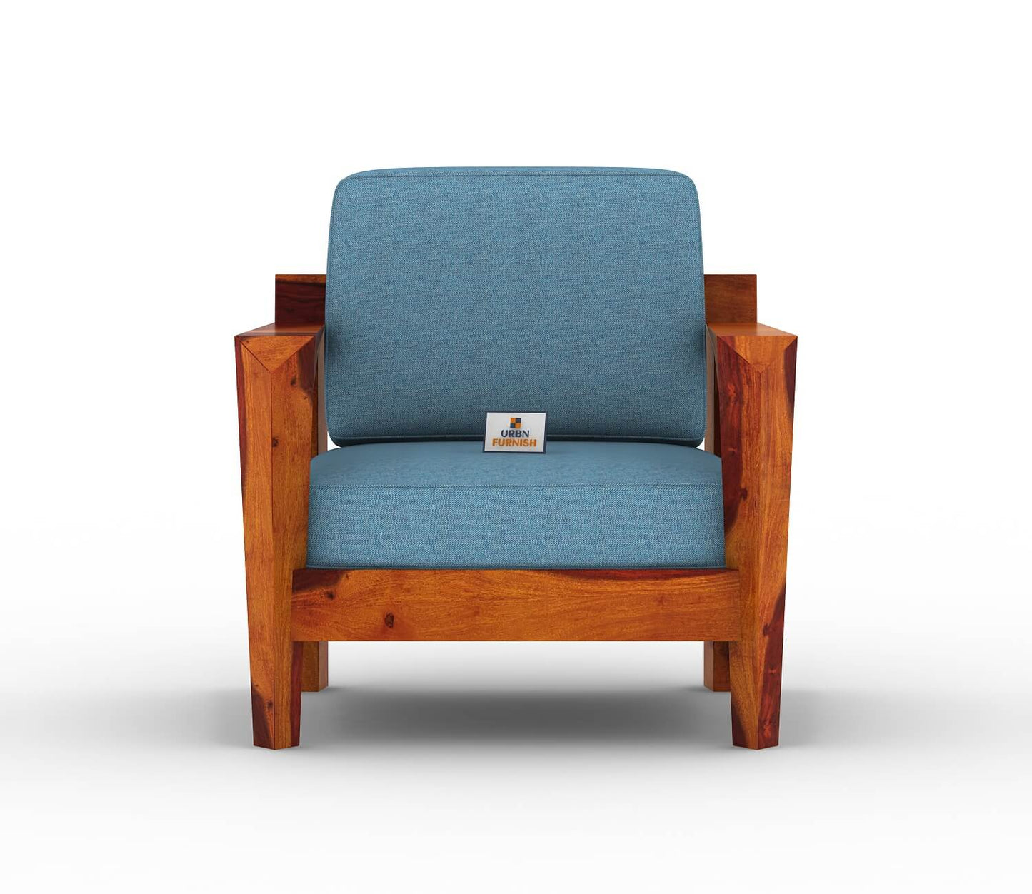 Hampton Wooden 3+1+1 Sofa Set - Urbnfurnish