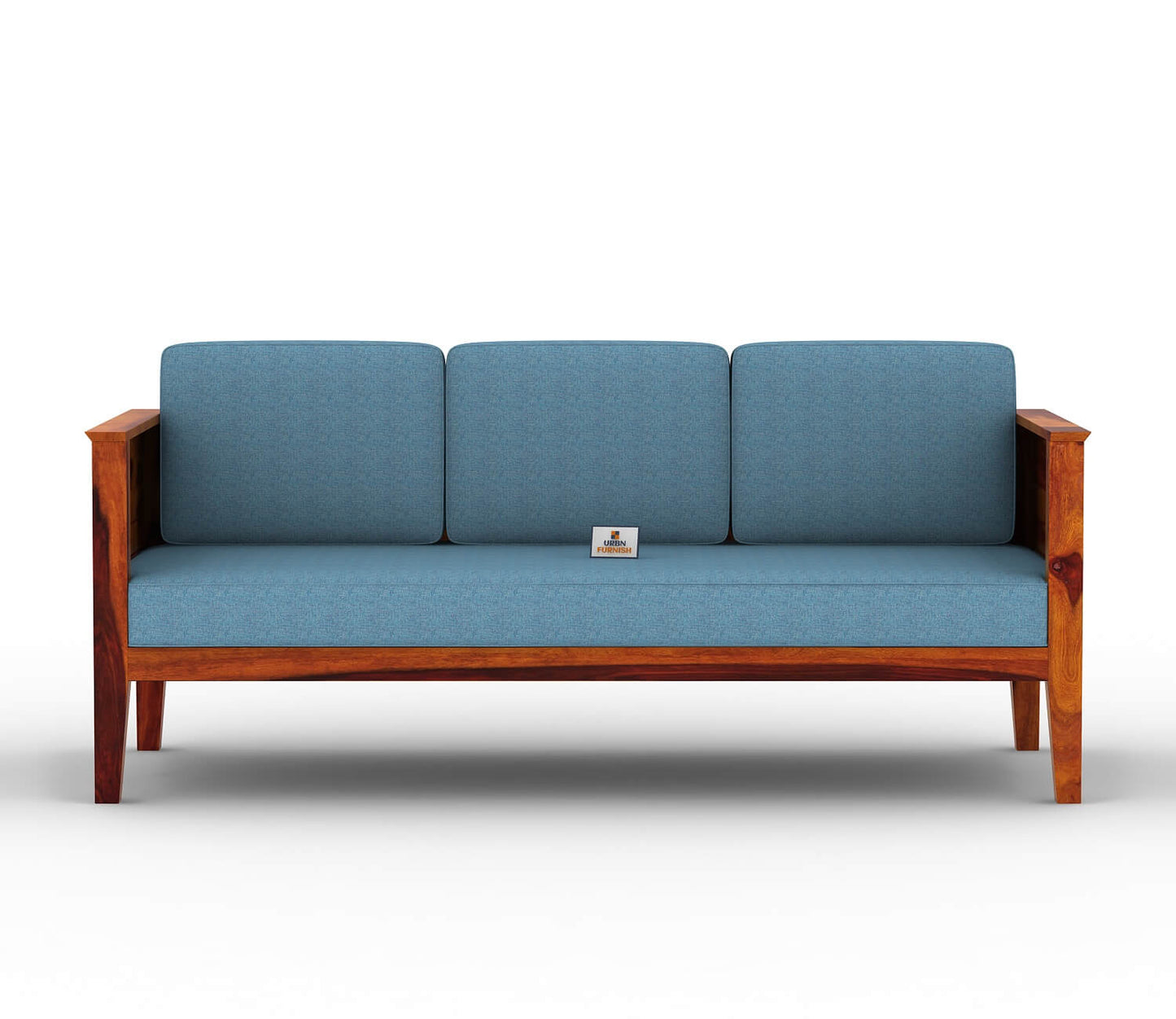 Venice Wooden 3+1+1 Sofa Set - Urbnfurnish