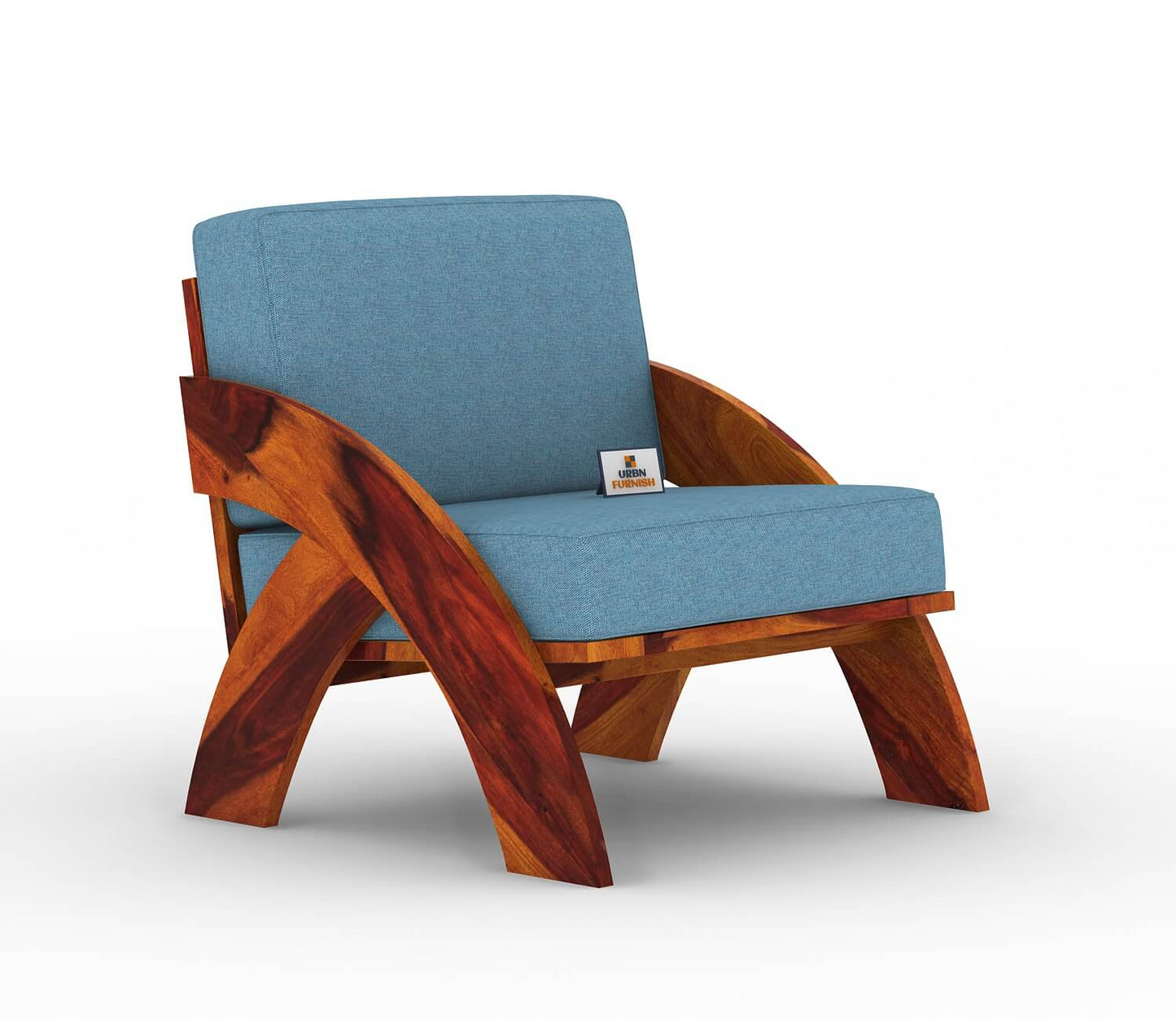 Smith Wooden 3+1+1 Sofa Set - Urbnfurnish