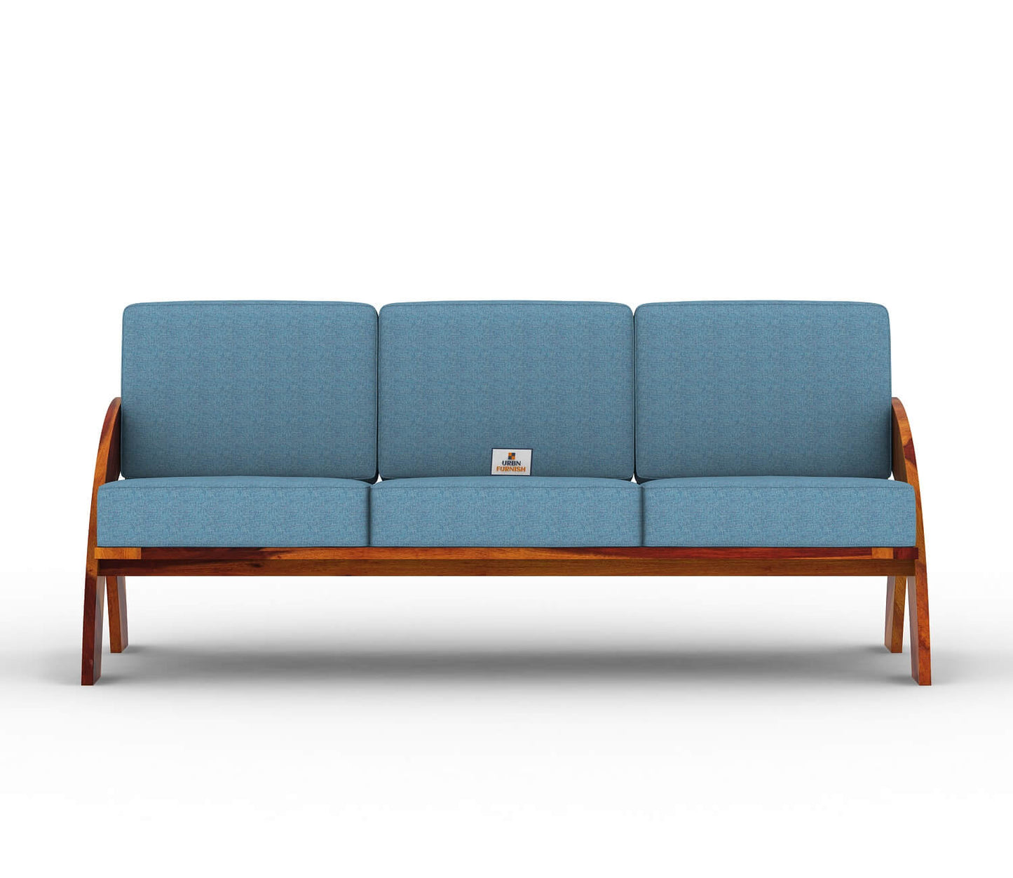 Smith Wooden 3+1+1 Sofa Set - Urbnfurnish