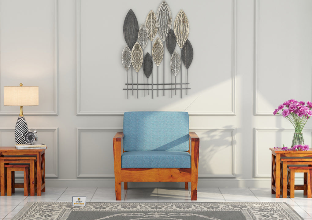 Morrison Wooden 3+1+1 Sofa Set - Urbnfurnish