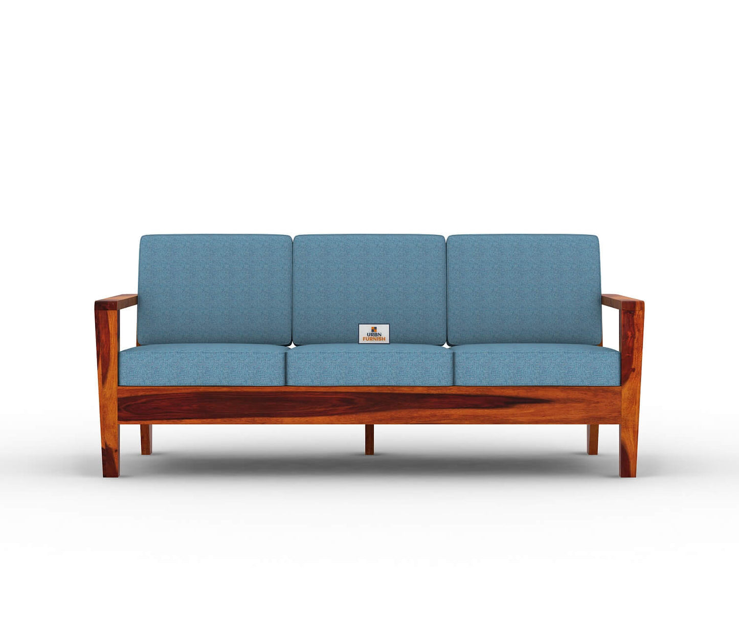 Morrison Wooden 3+1+1 Sofa Set - Urbnfurnish