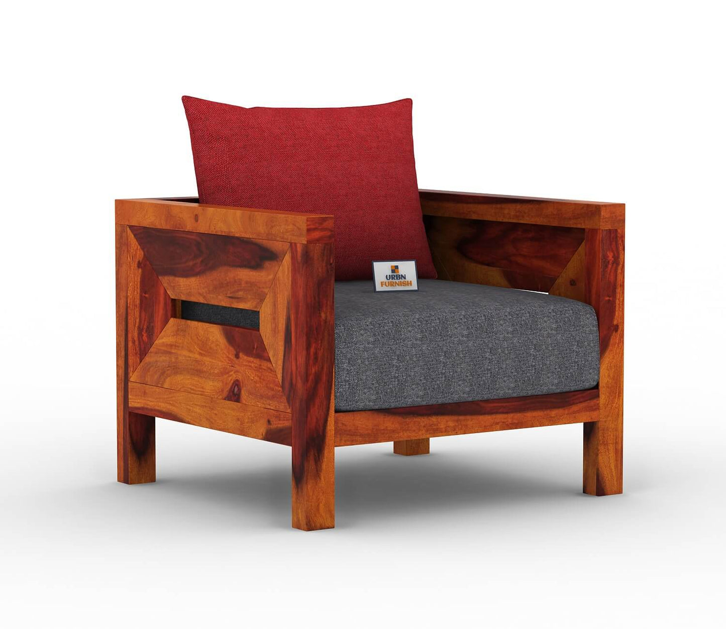 Stamford Wooden 3+1+1 Sofa Set - Urbnfurnish