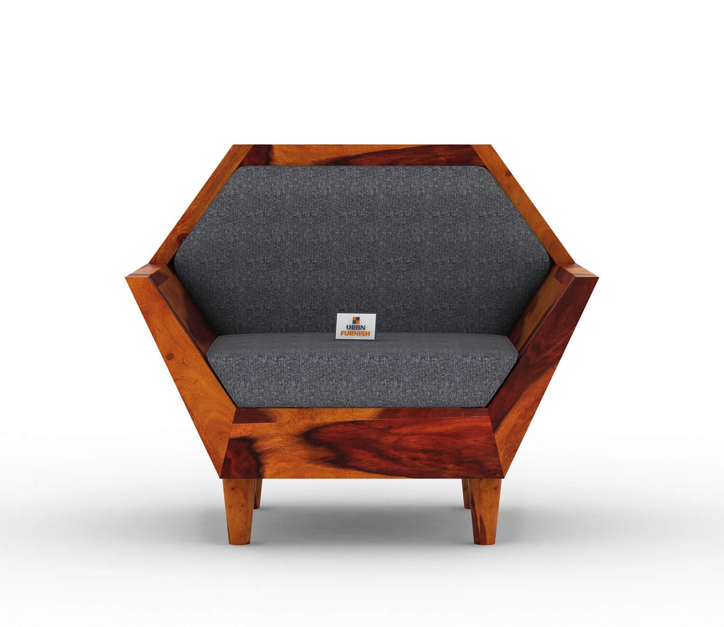 Jones Wooden 3+1+1 Sofa Set - Urbnfurnish
