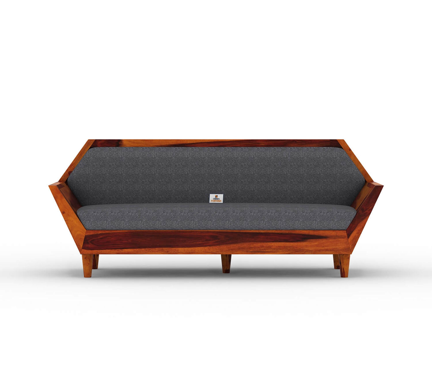 Jones Wooden 3+1+1 Sofa Set - Urbnfurnish