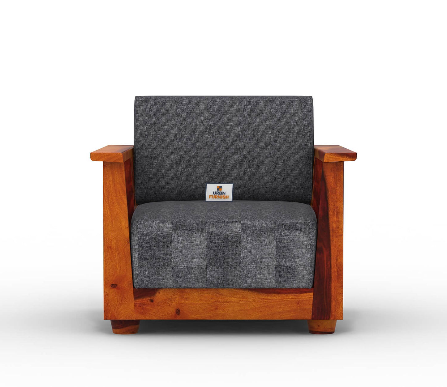 Olson Wooden 3+1+1 Sofa Set - Urbnfurnish