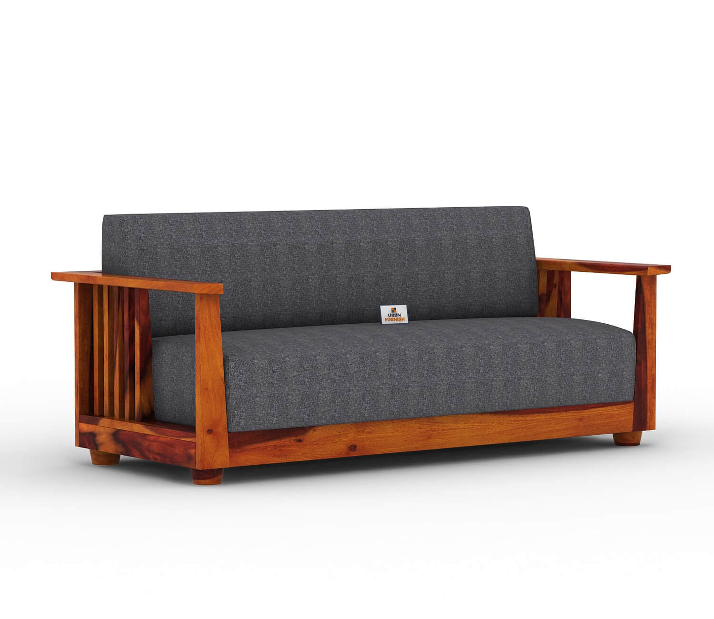 Olson Wooden 3+1+1 Sofa Set - Urbnfurnish