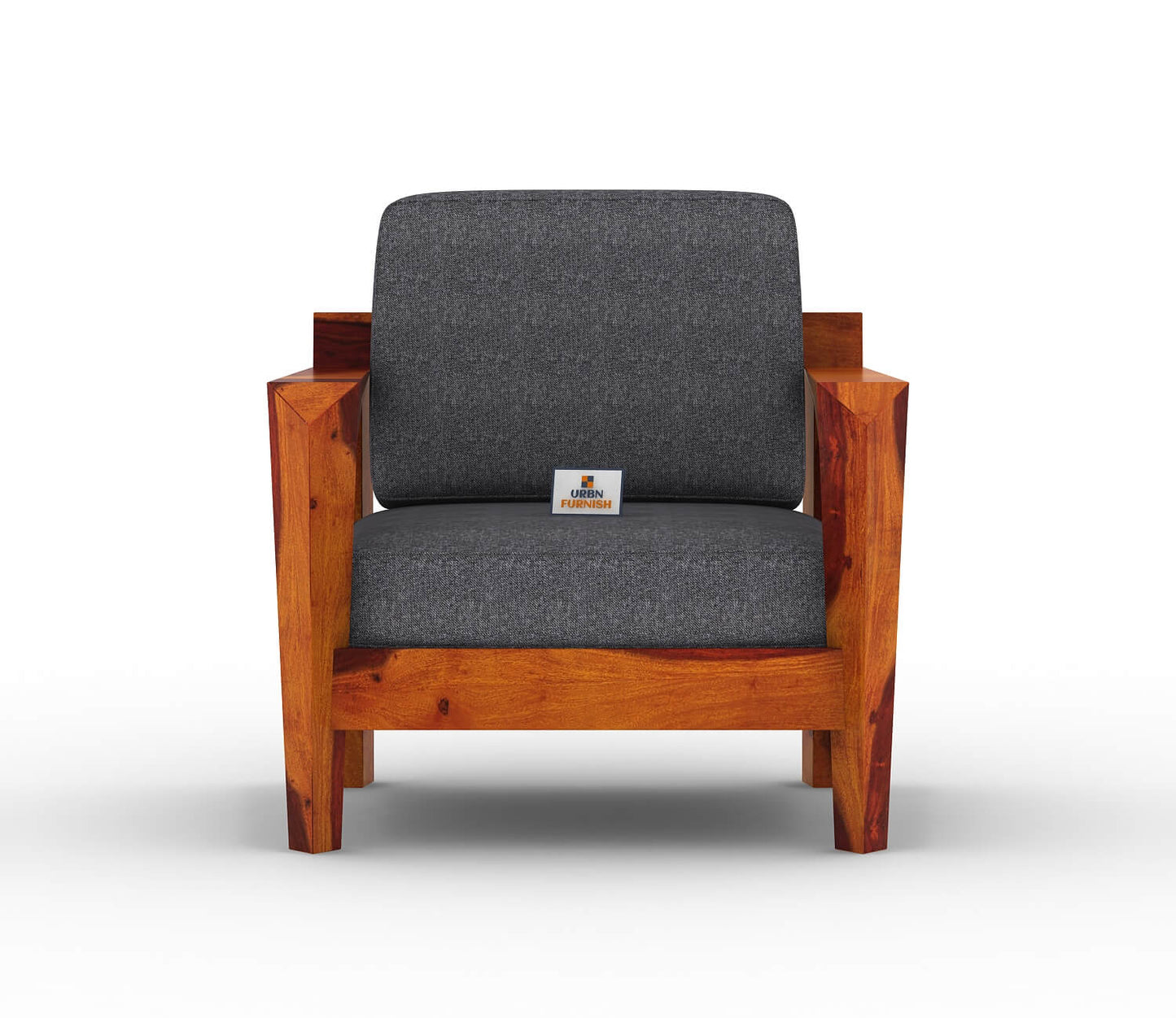 Hampton Wooden 3+1+1 Sofa Set - Urbnfurnish