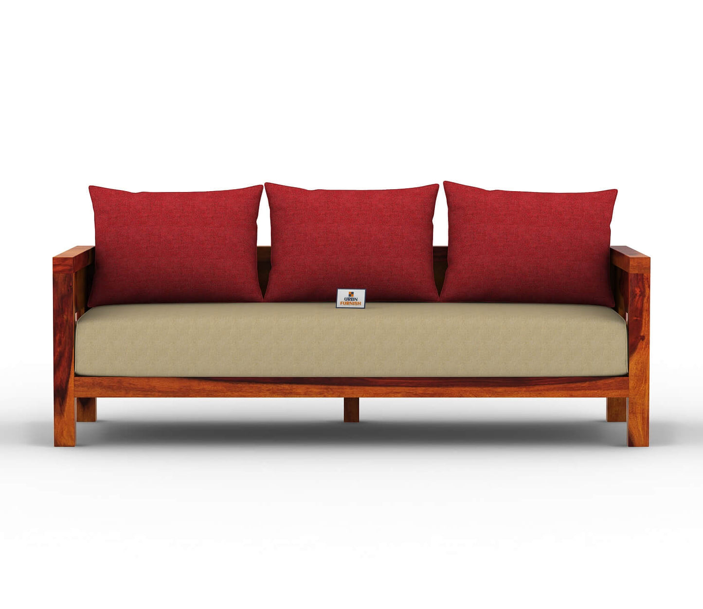 Stamford Wooden 3+1+1 Sofa Set - Urbnfurnish