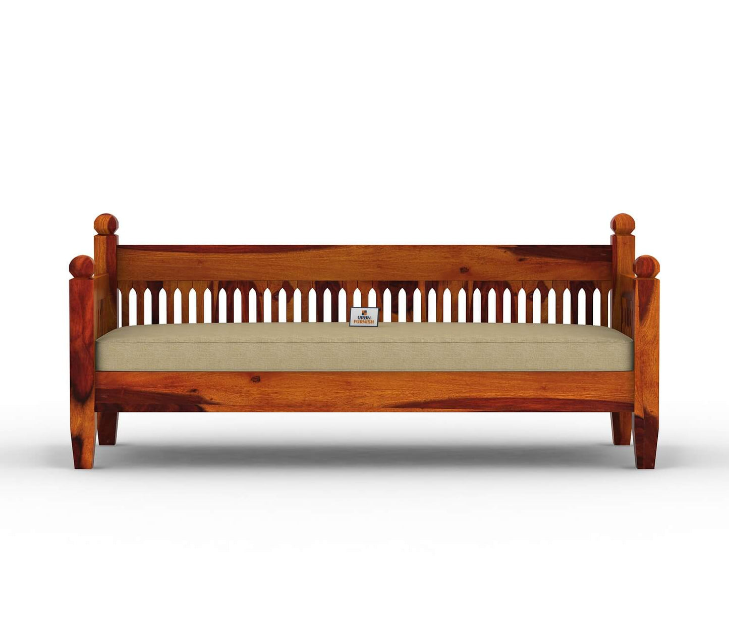 Ruby Wooden 3+1+1 Sofa Set - Urbnfurnish