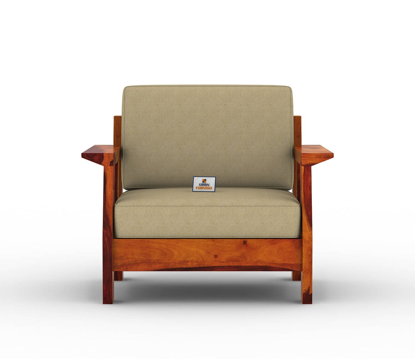 Edkin Wooden 3+1+1 Sofa Set - Urbnfurnish