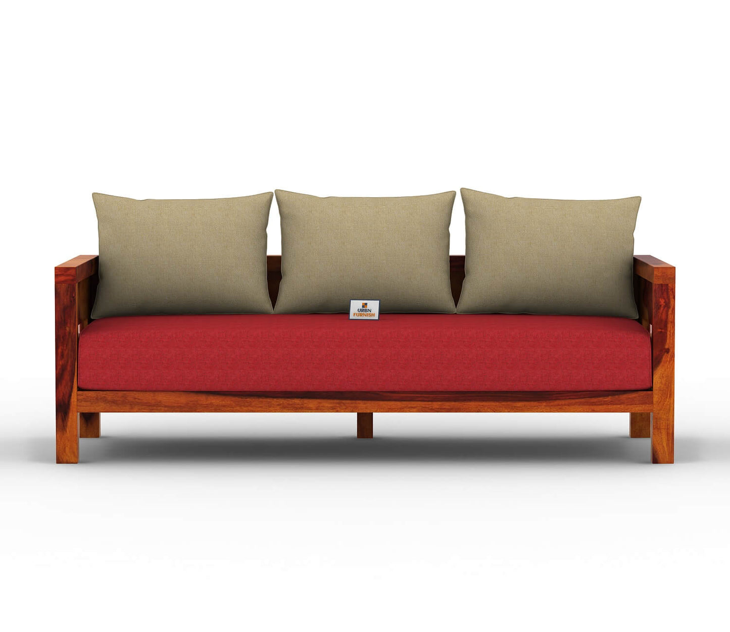 Stamford Wooden 3+1+1 Sofa Set - Urbnfurnish