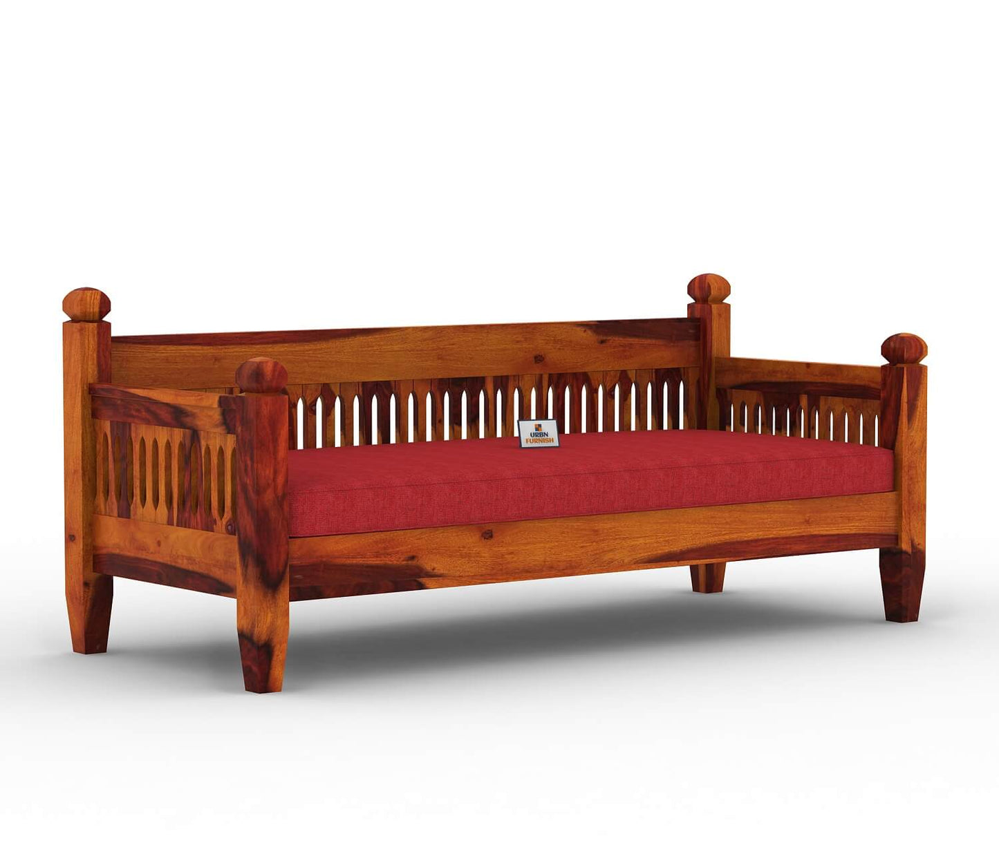 Ruby Wooden 3+1+1 Sofa Set - Urbnfurnish