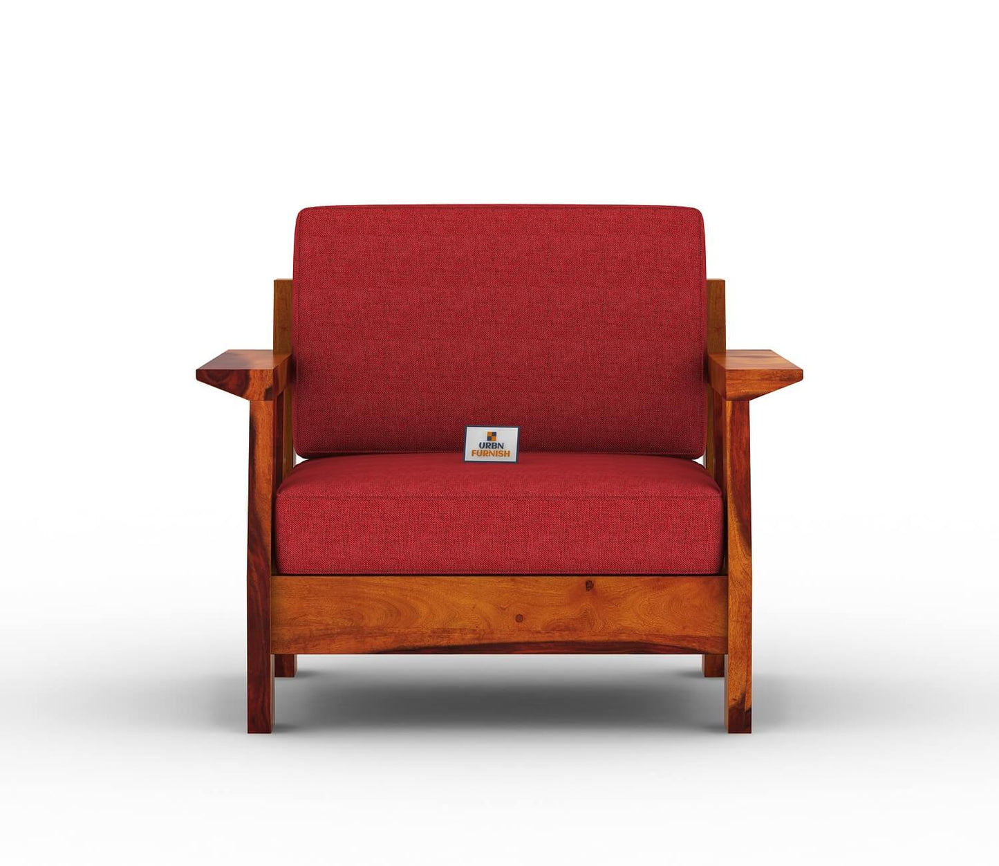 Edkin Wooden 3+1+1 Sofa Set - Urbnfurnish