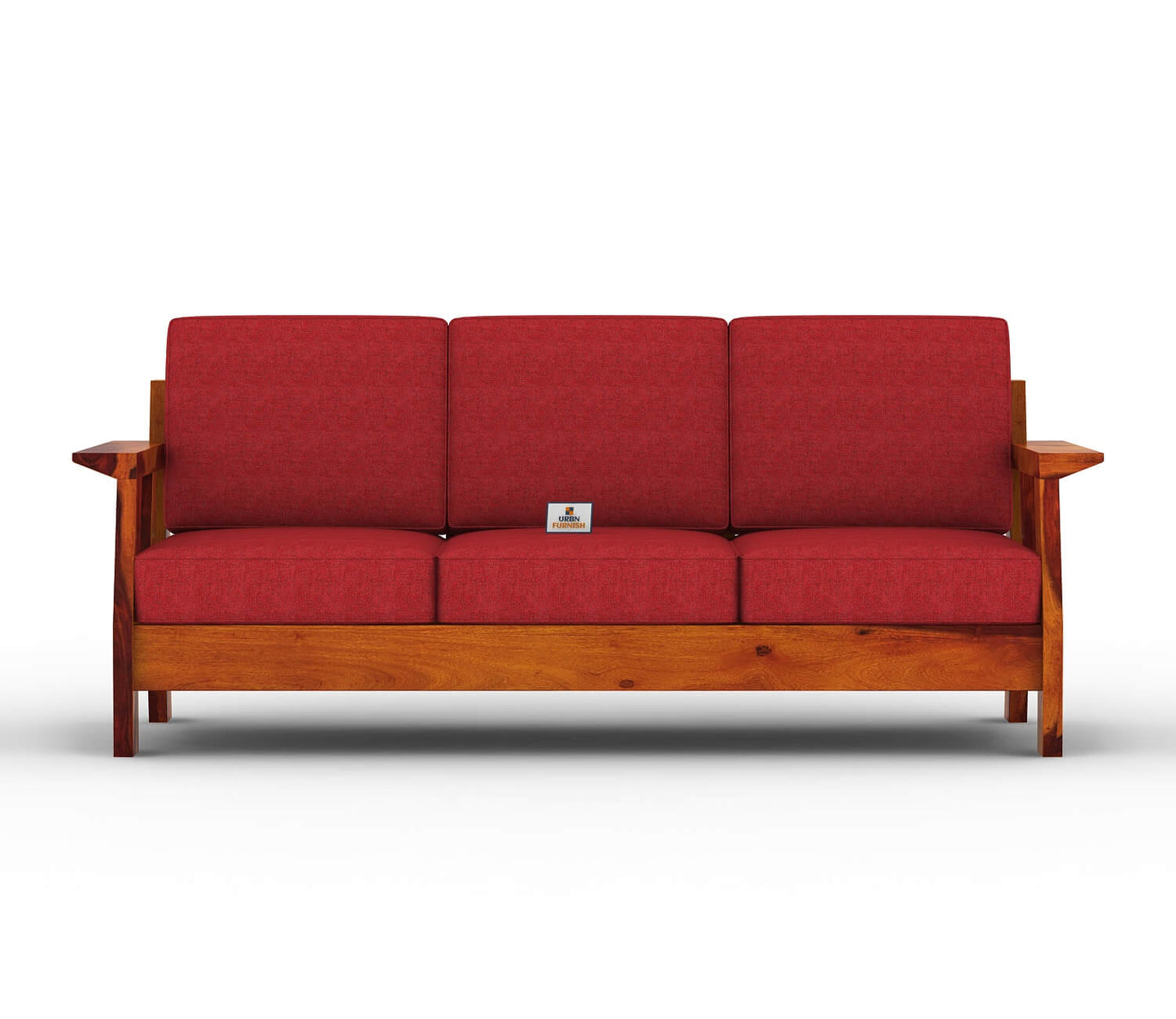 Edkin Wooden 3+1+1 Sofa Set - Urbnfurnish