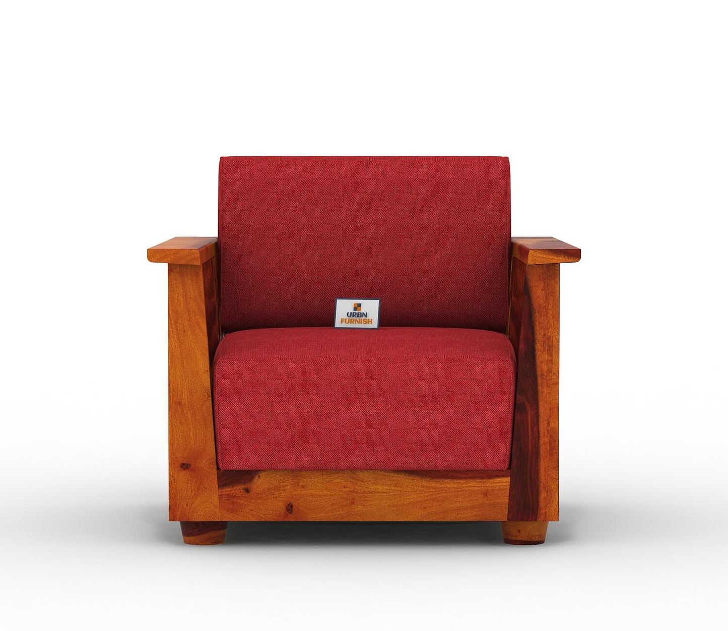 Olson Wooden 3+1+1 Sofa Set - Urbnfurnish